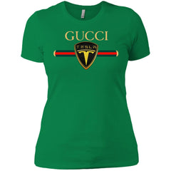 Gucci Tesla T-shirt Women Cotton T-Shirt Women Cotton T-Shirt - parenttees