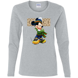 Gucci Trending Mickey T-shirt Women Long Sleeve Shirt