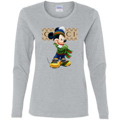 Gucci Trending Mickey T-shirt Women Long Sleeve Shirt Women Long Sleeve Shirt - parenttees