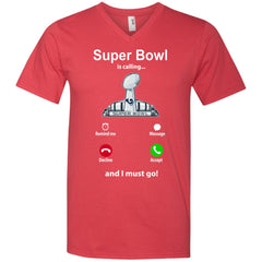 Nfl - Super Bowl Is Calling And I Must Go Los Angeles Rams 2019 Football Men V-Neck T-Shirt Men V-Neck T-Shirt - parenttees