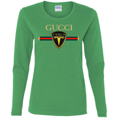 Gucci Tesla T-shirt Women Long Sleeve Shirt Women Long Sleeve Shirt - parenttees