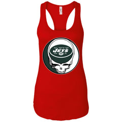 New York Jets Grateful Dead Steal Your Face Football Nfl Shirts Women Tank Top Women Tank Top - parenttees