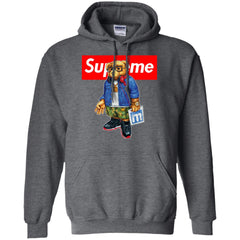 Supreme Bear Style Music T-shirt Pullover Hoodie Sweatshirt Pullover Hoodie Sweatshirt - parenttees