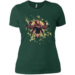 Captain Marvel Cracked Paint Splatter Logo Women Cotton T-Shirt Women Cotton T-Shirt - parenttees