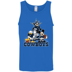 Mickey Mouse Dallas Cowboys American Football Nfl Sports Shirt Men Cotton Tank Men Cotton Tank - parenttees