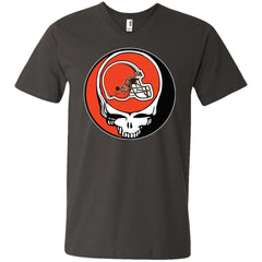 Cleveland Browns Grateful Dead Steal Your Face Football Nfl Shirts Men V-Neck T-Shirt Men V-Neck T-Shirt - parenttees