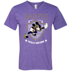 Nfl – New Orleans Saints Totally Awesome Mickey Mouse Super Bowl 2019 Football Men V-Neck T-Shirt Men V-Neck T-Shirt - parenttees