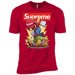 Supreme Mario Gaming T-shirt Men Short Sleeve T-Shirt Men Short Sleeve T-Shirt - parenttees