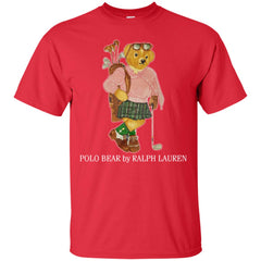 Polo Bear Ralph Lauren T-shirt Men Cotton T-Shirt Men Cotton T-Shirt - parenttees