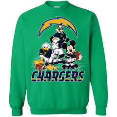 Mickey Mouse Los Angeles Chargers American Football Nfl Sports Shirt Crewneck Pullover Sweatshirt Crewneck Pullover Sweatshirt - parenttees