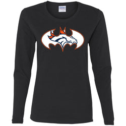 We Are The Denver Broncos Batman Nfl Mashup Women Long Sleeve Shirt