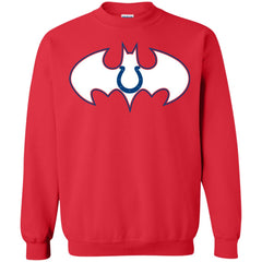 We Are The Indianapolis Colts Batman Nfl Mashup Crewneck Pullover Sweatshirt Crewneck Pullover Sweatshirt - parenttees