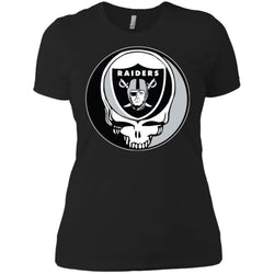 Oakland Raiders Grateful Dead Steal Your Face Football Nfl Shirts Women Cotton T-Shirt