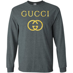 Gucci Logo Vintage Inspired Men Long Sleeve Shirt Men Long Sleeve Shirt - parenttees