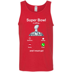 Nfl - Super Bowl Is Calling And I Must Go Los Angeles Rams 2019 Football Men Cotton Tank Men Cotton Tank - parenttees