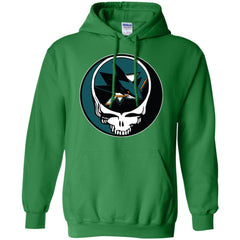 San Jose Sharks Grateful Dead Steal Your Face Hockey Nhl Shirts Pullover Hoodie Sweatshirt Pullover Hoodie Sweatshirt - parenttees