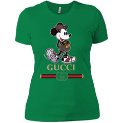 Gucci Mickey Kitty beauty T-shirt Women Cotton T-Shirt T-Shirts - parenttees