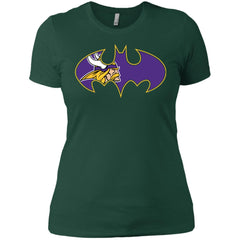 We Are The Minnesota Vikings Batman Nfl Mashup Women Cotton T-Shirt Women Cotton T-Shirt - parenttees