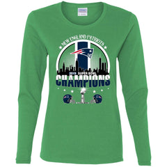 Nfl – New England Patriots 2019 Super Bowl Champions Football Women Long Sleeve Shirt Women Long Sleeve Shirt - parenttees