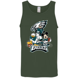 Mickey Mouse Philadelphia Eagle American Football Nfl Sports Shirt Men Cotton Tank