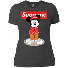 Supreme Mickey Mouse T-shirt Women Cotton T-Shirt Women Cotton T-Shirt - parenttees