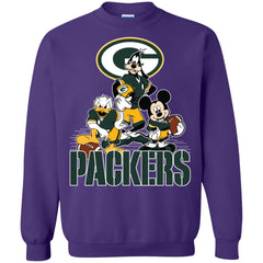 Mickey Mouse Green Bay Packer American Football Nfl Sports Shirt Crewneck Pullover Sweatshirt Crewneck Pullover Sweatshirt - parenttees