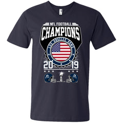 Nfl – Football Champions Los Angeles Rams Super Bowl 2019 Men V-Neck T-Shirt Men V-Neck T-Shirt - parenttees