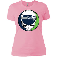 Seattle Seahawks Grateful Dead Steal Your Face Football Nfl Shirts Women Cotton T-Shirt Women Cotton T-Shirt - parenttees