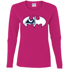 We Are The Los Angeles Rams Batman Nfl Mashup Women Long Sleeve Shirt Women Long Sleeve Shirt - parenttees