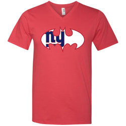 We Are The New York Giants Batman Nfl Mashup Men V-Neck T-Shirt