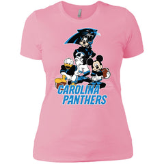 Mickey Mouse Carolina Panthers American Football Nfl Sports Shirt Women Cotton T-Shirt Women Cotton T-Shirt - parenttees