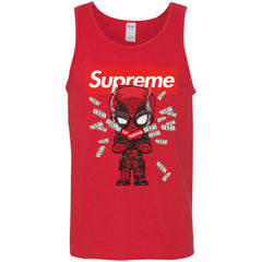 Supreme Deadpool Funny T-shirt Men Cotton Tank Men Cotton Tank - parenttees