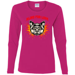 Gucci 2018 Cat Blind For You T-shirt Women Long Sleeve Shirt Women Long Sleeve Shirt - parenttees