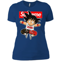 Supreme Dragon Ball Goku T-shirt Women Cotton T-Shirt Women Cotton T-Shirt - parenttees