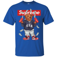 Supreme Bear Hot Trending T-shirt Men Cotton T-Shirt Men Cotton T-Shirt - parenttees