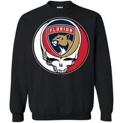 Florida Panthers Grateful Dead Steal Your Face Hockey Nhl Shirts Crewneck Pullover Sweatshirt