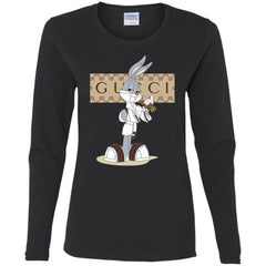 Gucci Rabbit Smoking Funny T-shirt Women Long Sleeve Shirt Women Long Sleeve Shirt - parenttees