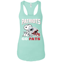 Go Pats - New England Patriots Super Bowl 2019 Snoopy Football Nfl Women Tank Top Women Tank Top - parenttees