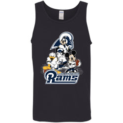 Mickey Mouse Los Angeles Rams American Football Nfl Sports Shirt Men Cotton Tank