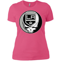 Los Angeles Kings Grateful Dead Steal Your Face Hockey Nhl Shirts Women Cotton T-Shirt Women Cotton T-Shirt - parenttees