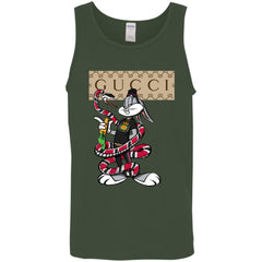 Gucci Rabbit Snake Gift Birthday T-shirt Men Cotton Tank Men Cotton Tank - parenttees