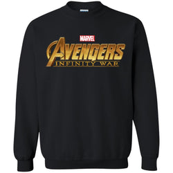 Marvel Avengers Infinity War Golden Logo Crewneck Pullover Sweatshirt