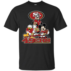 Mickey Mouse San Francisco 49ers American Football Nfl Sports Shirt Men Cotton T-Shirt Men Cotton T-Shirt - parenttees