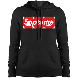 Louis Vuitton Box Supreme T-shirt Women Hooded Sweatshirt