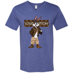 Louis Vuitton Rabbit Beauty T-shirt Men V-Neck T-Shirt Men V-Neck T-Shirt - parenttees