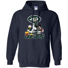 Mickey Mouse New York Jets American Football Nfl Sports Shirt Pullover Hoodie Sweatshirt Pullover Hoodie Sweatshirt - parenttees