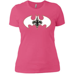 We Are The New Orleans Saints Batman Nfl Mashup Women Cotton T-Shirt Women Cotton T-Shirt - parenttees