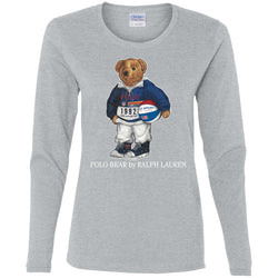 Ralph Lauren Polo Bear T-shirt Women Long Sleeve Shirt