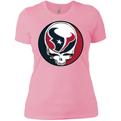 Houston Texans Grateful Dead Steal Your Face Football Nfl Shirts Women Cotton T-Shirt Women Cotton T-Shirt - parenttees