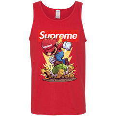 Supreme Mario Gaming T-shirt Men Cotton Tank Men Cotton Tank - parenttees